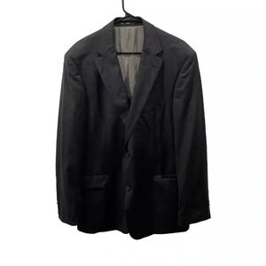 Hugo Boss Pasolini Movie Charcoal Grey 2 Button Super 100 Wool Blazer Jacket 46L